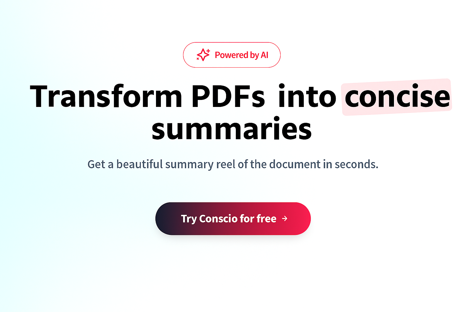 An image of the Consicio AI project.