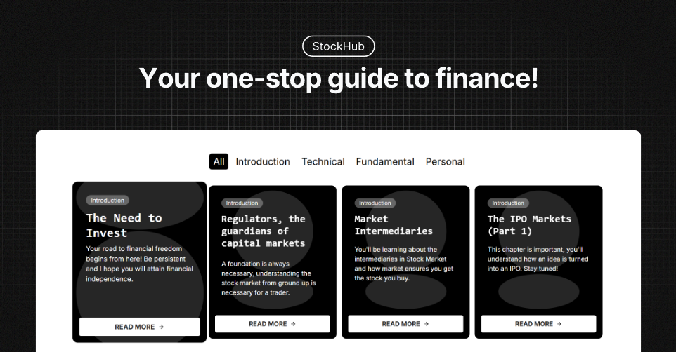 An image of the StockHub project.